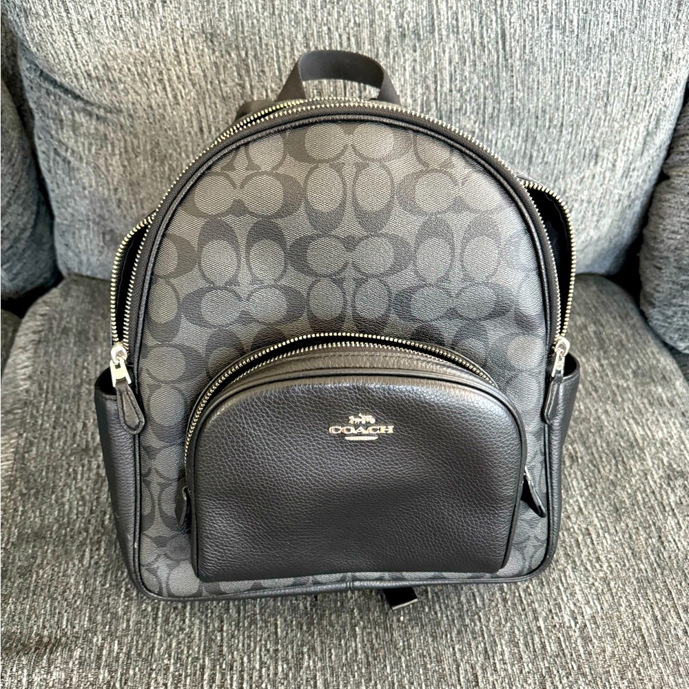 Black Coach Backpack